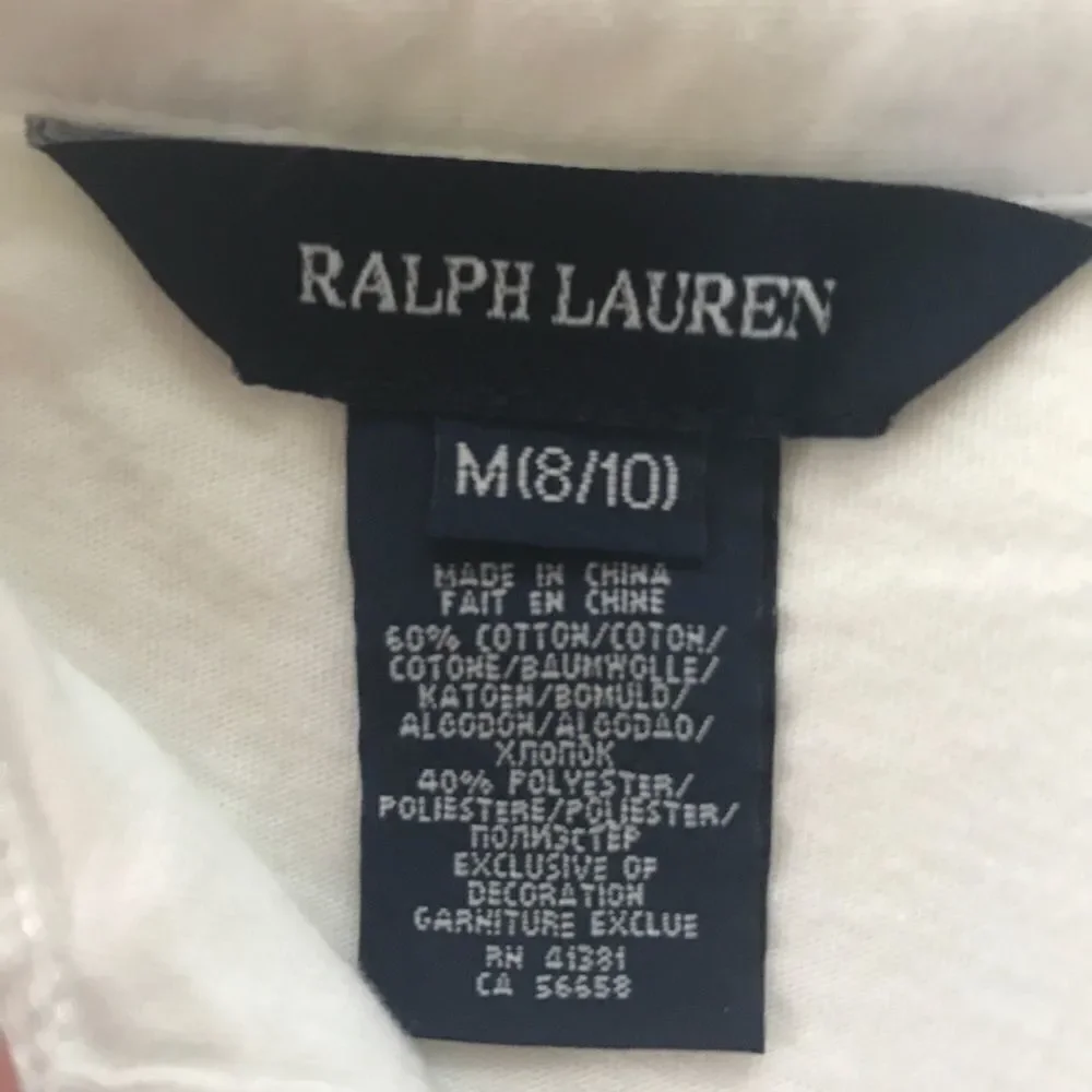 Ralph Lauren Kids ruffle neck tank
